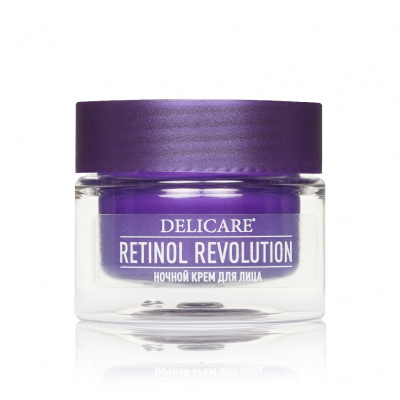 Большое фото товара - Ночной крем для лица Delicare Retinol Revolution 56+ 50мл, 3142384. Вариант №2