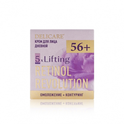 Большое фото товара - Дневной крем для лица Delicare Retinol Revolution 56+ 50мл, 3142401. Вариант №1