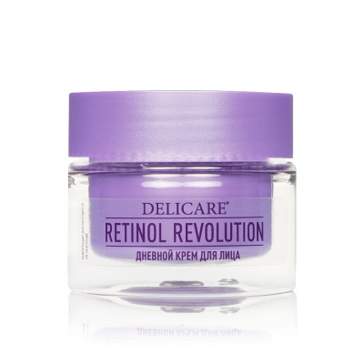 Большое фото товара - Дневной крем для лица Delicare Retinol Revolution 65+ 50мл, 3142402. Вариант №2