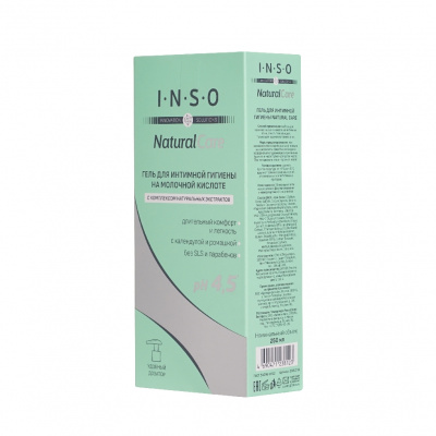 Большое фото товара - INSO для инт гигиены гель Natural Care 250МЛ, 3143773. Вариант №4