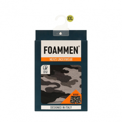 Большое фото товара - Foammen муж.трусы боксеры хаки серый XXL 1ШТ, 3145698. Вариант №1