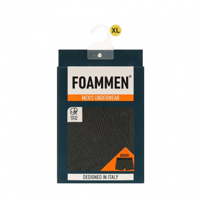 Большое фото товара - Foammen муж.трусы боксеры однотон.графит XL 1ШТ, 3145709. Вариант №1
