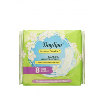 Большое фото товара - Женские прокладки Day Spa Natural Comfort Classic Maxi 8шт, 3145776. Вариант №1