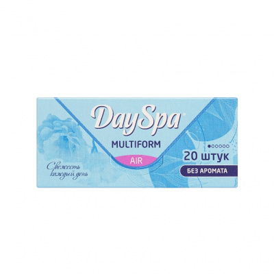 Большое фото товара - Day Spa прокладки ежедневные мультиформ Air без запаха 20ШТ, 3145983. Вариант №4