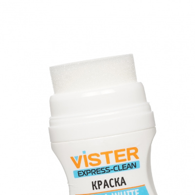 Большое фото товара - Vister Express Clean для обуви для глад кожи крас. для белой обуви и подошвы,белый 75МЛ, 3146056. Вариант №3