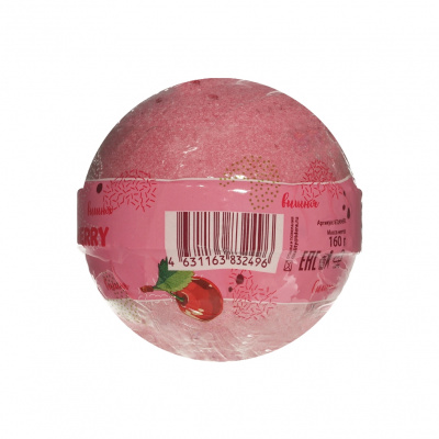 Большое фото товара - WEIS Бурлящий шар для ванны cherry 160 г, 3152164. Вариант №3